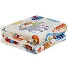 Manta Solteiro Kids Flannel Microfibra 1 Peça - Dino