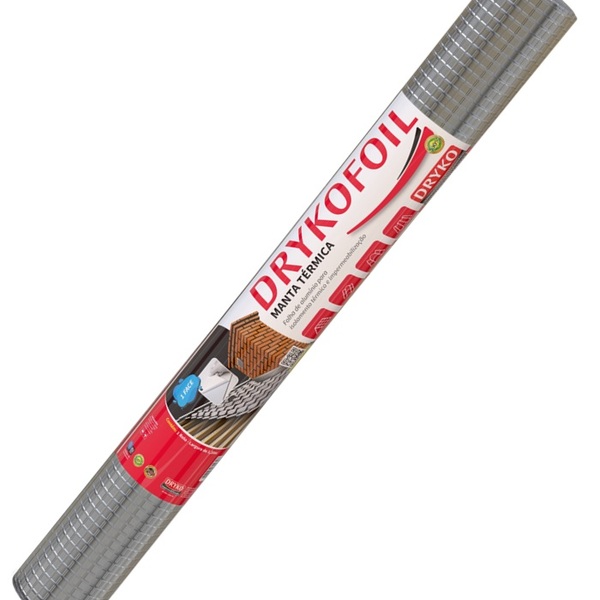 Manta Térmica 1 Face Drykofoil Rl 25m2 Dryko - Unico