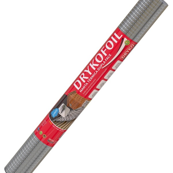 Manta Térmica 2 Face Drykofoil Rl 25m2 Dryko - Unico