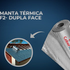 Manta Térmica P/ Telhado Dupla Face 25mx1m 25m2 + 1 Fita 50m