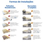 Manta Térmica Para Telhado 1 Face 50 M² + Fita(s)