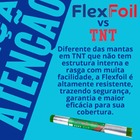 Manta Térmica Para Telhado Flexfoil 45 M² + Fita(s)