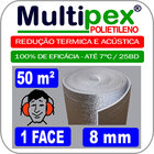 Manta Termo Acustica 1 Face 8 Mm (50m²) Multipex