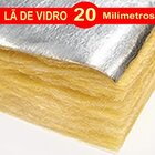 Manta Termoacustica Lã De Vidro 20 Mm Brasilit (30 M²) + Fita