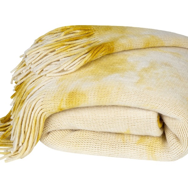 Manta Tie Dye Lepper Amarelo Orquídea