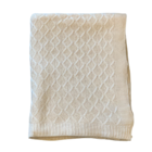 Manta Tricot Entrelace Offwhite