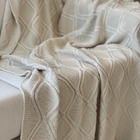 Manta Tricot Luxo Offwhite