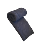 Manta Tricot Premium Cinza Chumbo