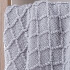 Manta Tricot Style Decorativa 127x152 Toque Super Macio Zinco