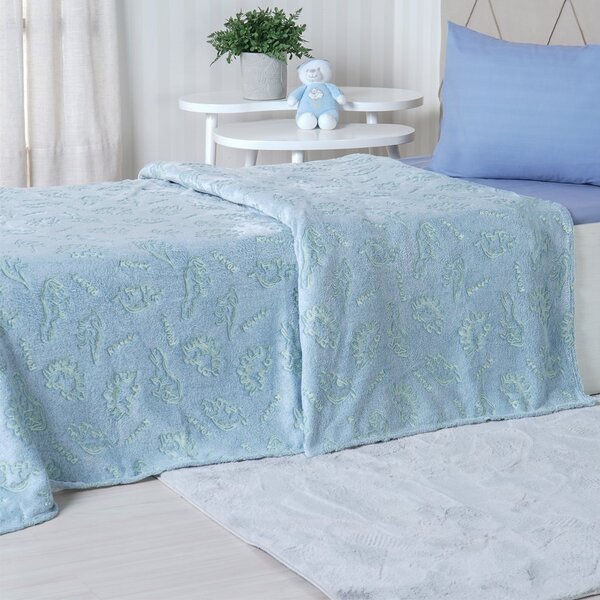 Manta Tv Candy Brilha No Escuro 127x152cm Dino