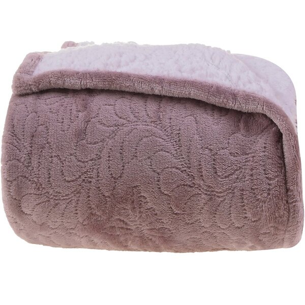 Manta Tv Com Mangas Dupla Face Toque Flannel + Sherpa Lã De C