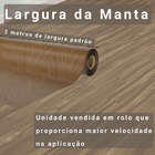 Manta Vinílica 0,7mm Antiderrapante 16m² Xadrez Quadriculado