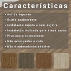 Manta Vinílica 0,7mm Antiderrapante 22m² Imita Madeira Sala Q