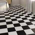 Manta Vinílica 0,7mm Antiderrapante 32m² Xadrez Quadriculado