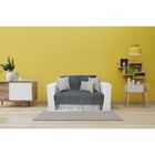 Manta Xale De Chenille Com Franja 1,20m X  X 1,80m Cor Cinza