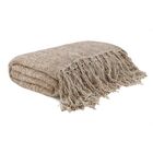 Manta Xale De Chenille Com Franja 1,20m X  X 1,80m Cor Rosa S