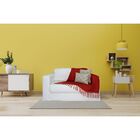 Manta Xale De Chenille Com Franja 1,20m X  X 1,80m Telha