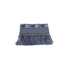 Manta Xale Rustic  Jacquard 1 Pç Preto Pal