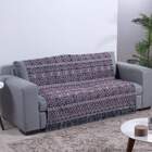 Manta Xale Rustic  Jacquard 1 Pç Vermelho