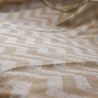 Manta Xale Sofá Tipo Capa Jacquard 1,60x1,40m Missonico Bege