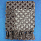 Manta Xale Sofá Tipo Capa Jacquard Escamas14s Marr1,80x1,40