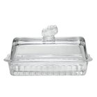 Mantegueira De Vidro Com Detalhe Borboleta  Elegante E Decora