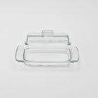 Mantegueira de Vidro com Tampa 19X11cm