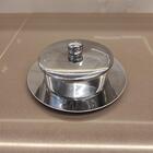 Mantegueira Meleira Redonda 200ml Aço Inox Com Pires Zanella