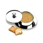 Mantegueira Meleira Redonda 200ml Aço Inox Com Pires Zanella