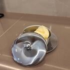 Mantegueira Meleira Redonda 200ml Aço Inox Com Pires Zanella