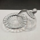 Manteigueira 13x12x12cm Vidro Transparente Com Tampa