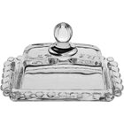 Manteigueira 7x11x7cm Vidro Transparente