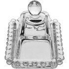 Manteigueira 7x11x7cm Vidro Transparente