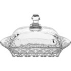 Manteigueira 9x17x17cm Vidro Transparente