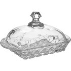 Manteigueira 9x17x17cm Vidro Transparente