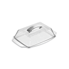 Manteigueira Com Tampa Acrílica E Pegador Cromado