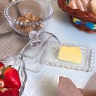 Manteigueira Cristal Pearl 11 X 7cm Wolff