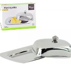 Manteigueira De Aço Inox Com Tampa 19x13 Cm 500ml Wincy
