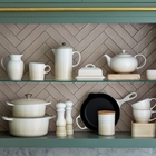 Manteigueira De Cerâmica - Oficial Le Creuset - Meringue