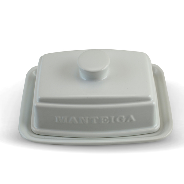 Manteigueira De Cerâmica Tradicional Ceraflame Gourmet  Branco