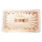 Manteigueira De Cristal Ecológico Imperial Âmbar Metalizado 1