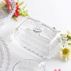 Manteigueira De Cristal Wolff Daisy Com Tampa - Margaridas