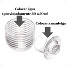 Manteigueira Francesa Lyor De Vidro Colmeia 220030