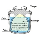 Manteigueira Francesa Redonda Servir Decorar Pedra Sabão 9cm