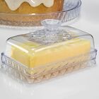 Manteigueira Glamour Super Luxo Com Tampa Decorativa Para Mes