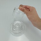 Manteigueira Home&co Com Tampa Vidro 9x9x9cm Transparente