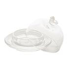 Manteigueira Lyor Pássaro De Cristal 9,5cm X 6,5cm