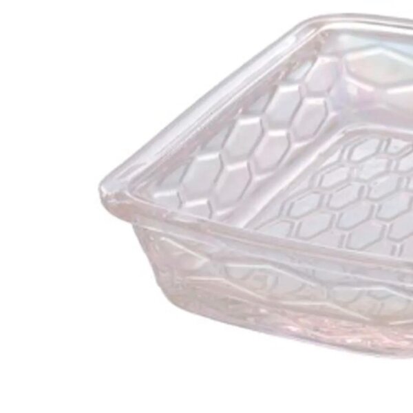 Manteigueira Vidro Furta-cor De Tampa Com Puxador Borboleta T