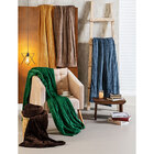 Mantinha Microfibra Canelada Queen 2,20m X 2,40m Tabaco