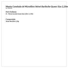 Mantinha Microfibra Canelada Queen 2,20m X 2,40m Tabaco